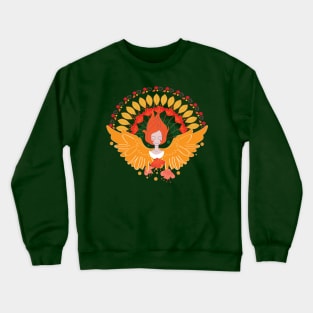 Autumn Equinox Angel Crewneck Sweatshirt